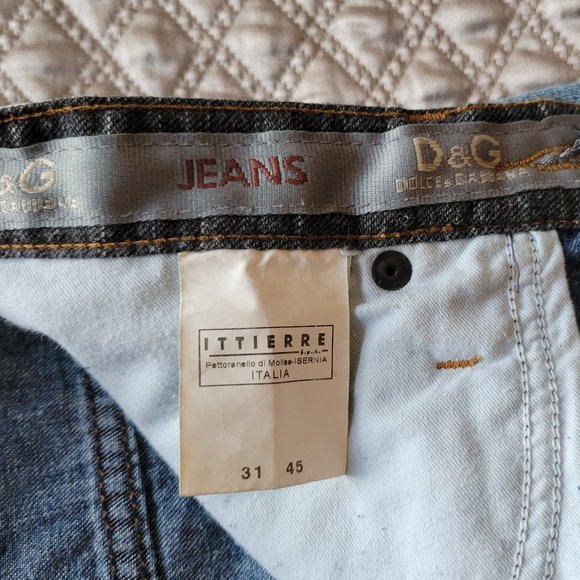D&G Dolce & Gabbana Jeans - 31 Waist - Mens - Made In Italy - Designer - Trendy - Picture 8 of 15